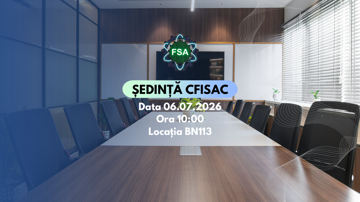 Ședință CFISAC – FSA